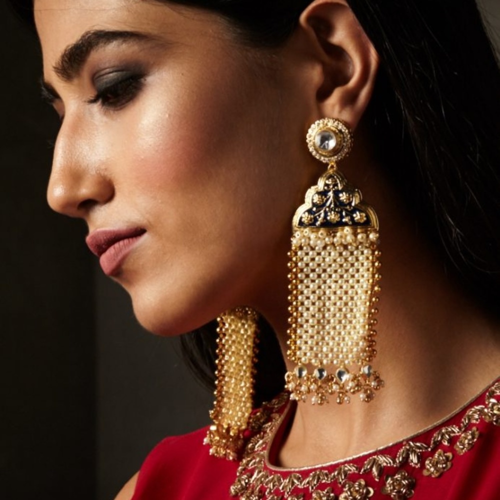 Indian/Desi style pearl earings